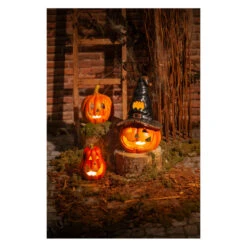 Windlicht - Kürbis - Aus Keramik - Ca. 21 X 20 X 24 Cm