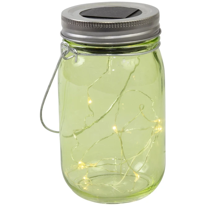 LED-Solarlampe - Aus Glas - 8 X 14 Cm - 1 Stück - Image 2