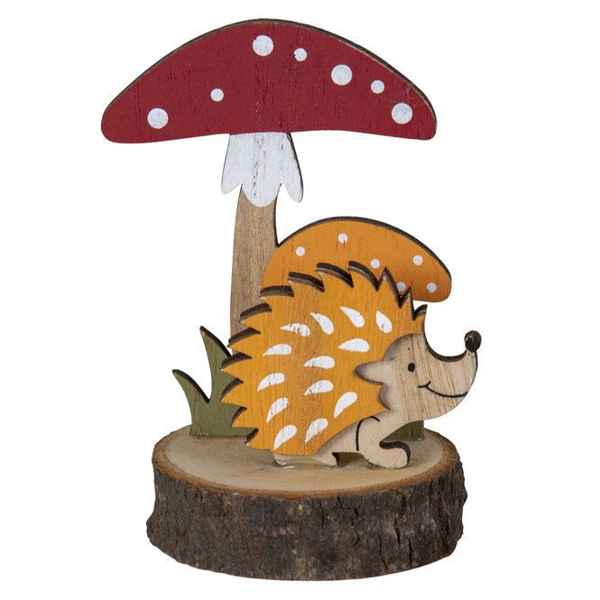 Standdeko - Igel - Aus Holz - Ca. 7,5 X 12,5 Cm - Image 2