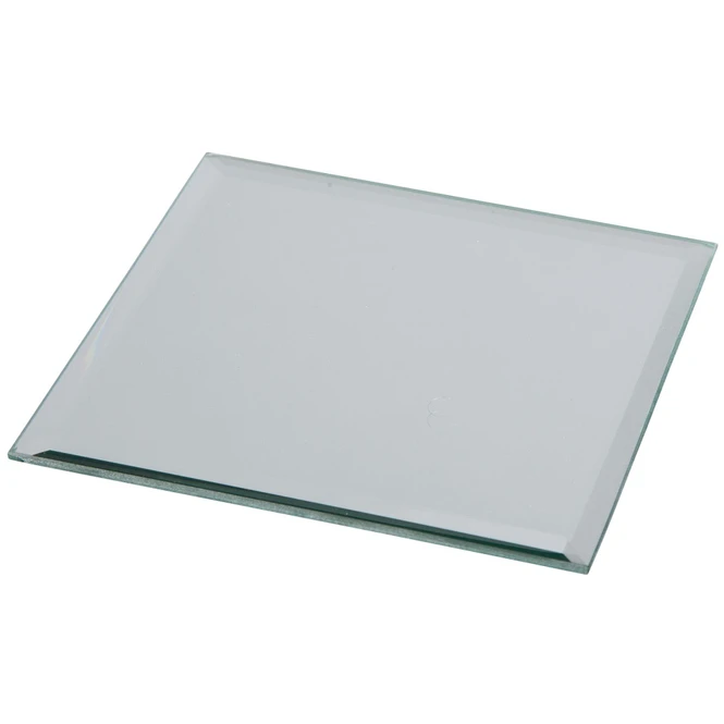 Kerzenuntersetzer - Aus Glas - Ă = 13 Cm - Quadrat - Image 2