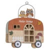 Dekohänger - Wohnwagen - Aus Holz - Ca. 18 X 5 X 19,5 Cm